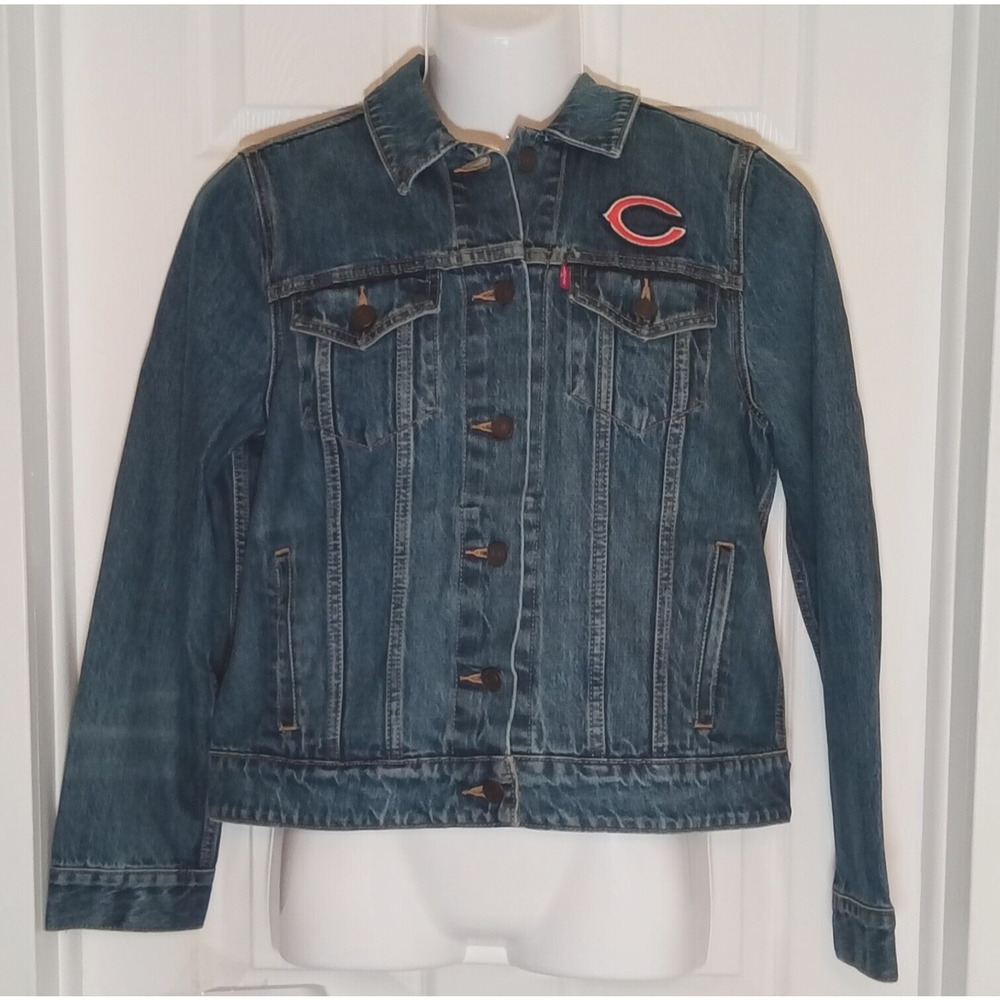Levi's Chicago Bears Denim Jacket Youth Large